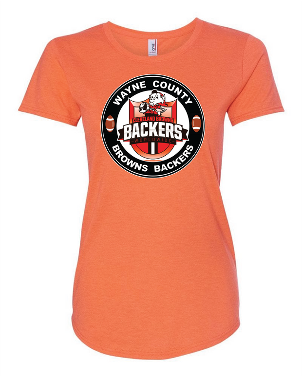 "Wayne County Browns Backers" Design on Orange