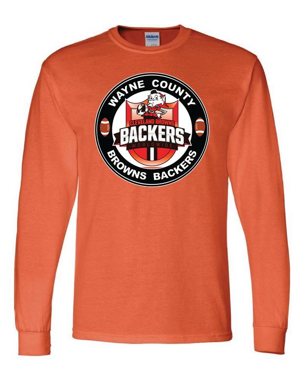 "Wayne County Browns Backers" Design on Orange