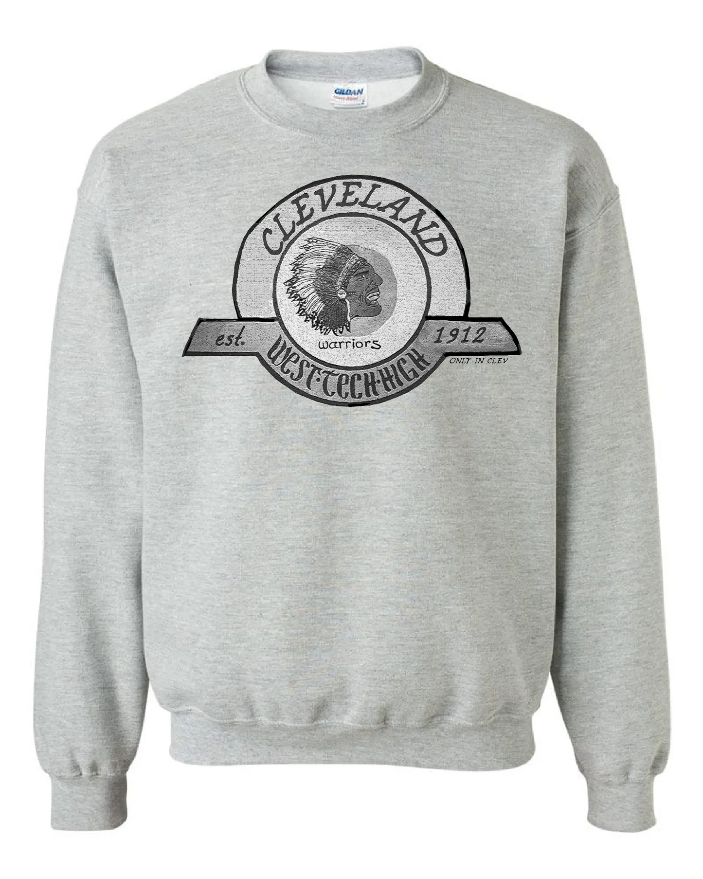 "West Tech Vintage" Design on Grey - Only in Clev 