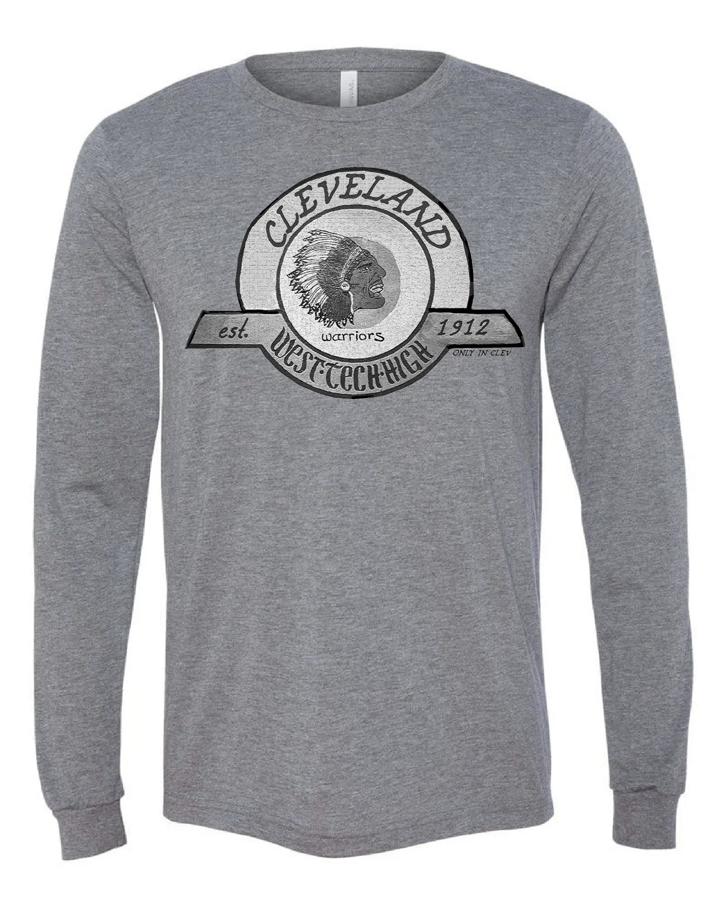"West Tech Vintage" Design on Grey - Only in Clev 