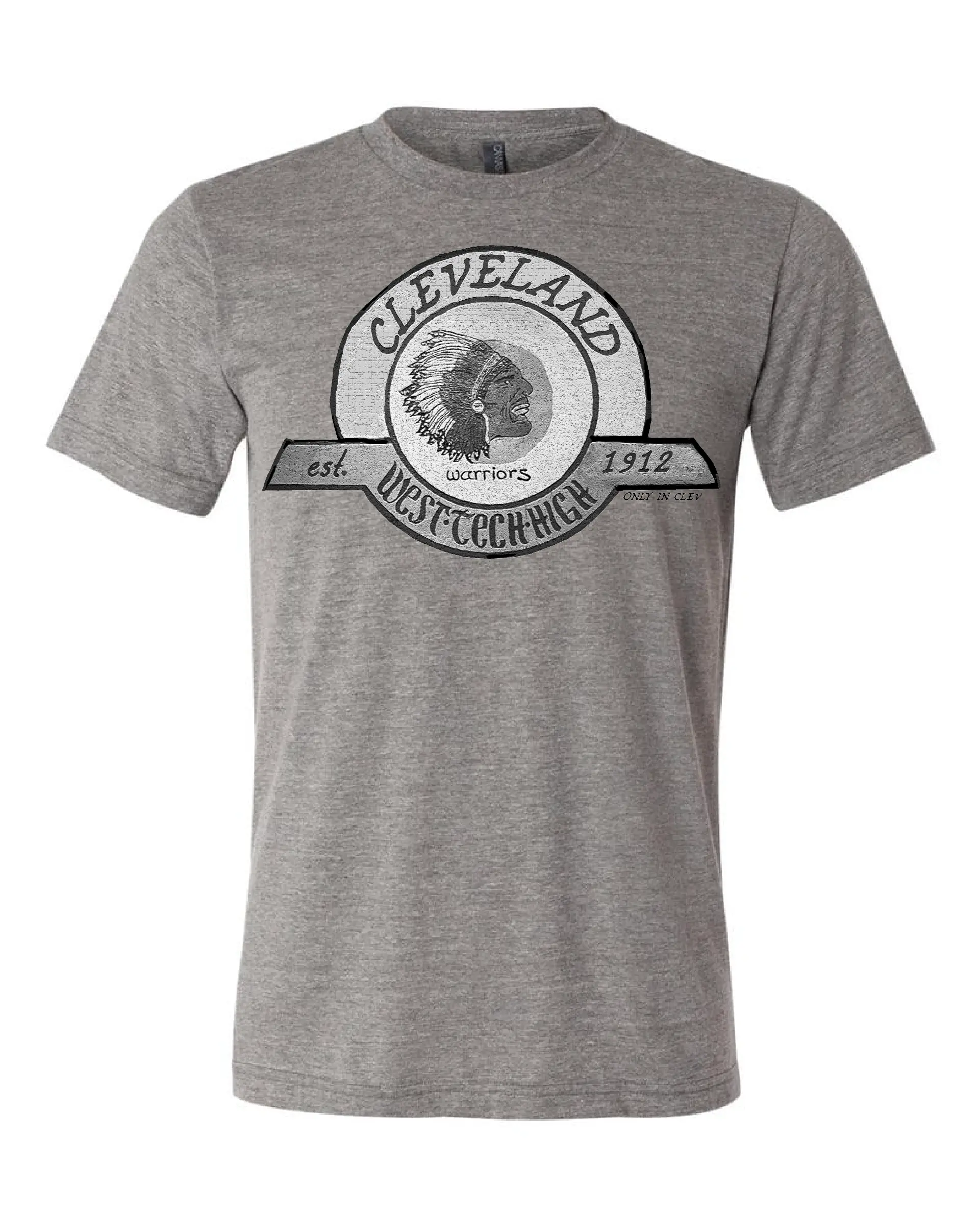 "West Tech Vintage" Design on Grey - Only in Clev 
