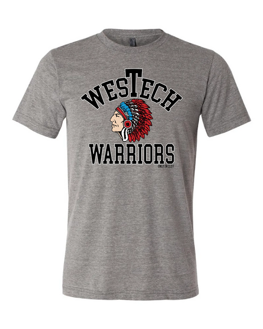 "West Tech Warriors" Design on Grey - Only in Clev 