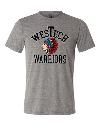 "West Tech Warriors" Design on Grey