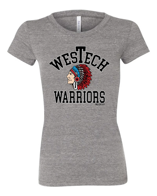 "West Tech Warriors" Design on Grey - Only in Clev 