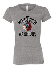 "West Tech Warriors" Design on Grey