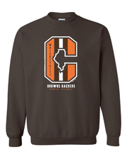 "Whiskey City Backers" Design on Brown