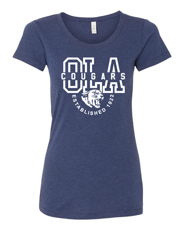 "Our Lady of Angels" Design on Navy