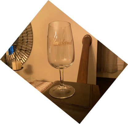 OIC Glassware Only in Clev Wine and Champagne Glasses