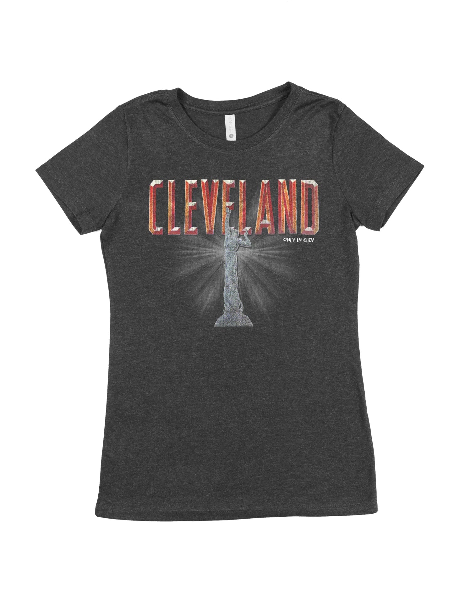 Cleveland Fountain of Eternal Youth T-Shirt on Black - Only in Clev