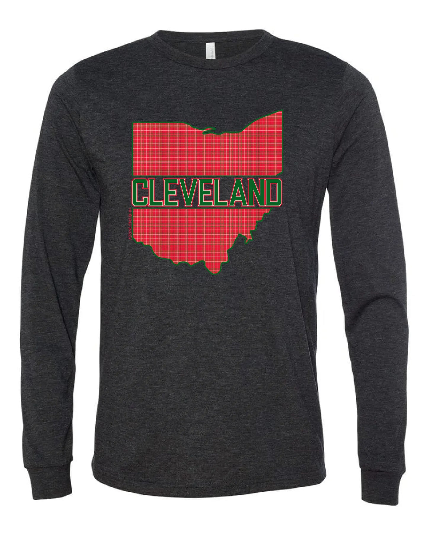 "Cleveland Holiday State" on Black - Only in Clev 3XL-Unisex-Long-Sleeve-T-Shirt